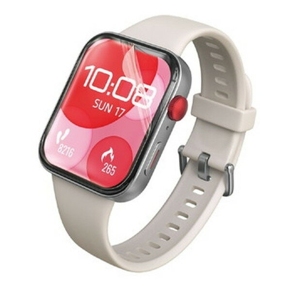 SW-HU251FLAFPRG ELECOM HUAWEI WATCH FIT 3 保護フィルム 2枚セット 衝撃吸収 フルカバー 高透明 指紋防止 気泡防止