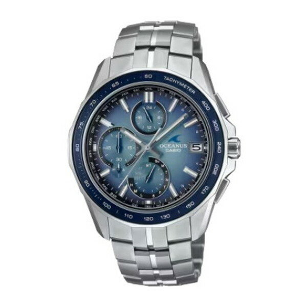 腕時計 時計 CASIO カシオ OCEANUS オシアナス メンズ OCW-S7000RA-2AJF etro Tone Collection ブルー 青 シルバー ソーラー充電 ウォッチ 誕生日 新生活 クリスマス 父の日 ギフト プレゼント OCWS7000RA2AJF