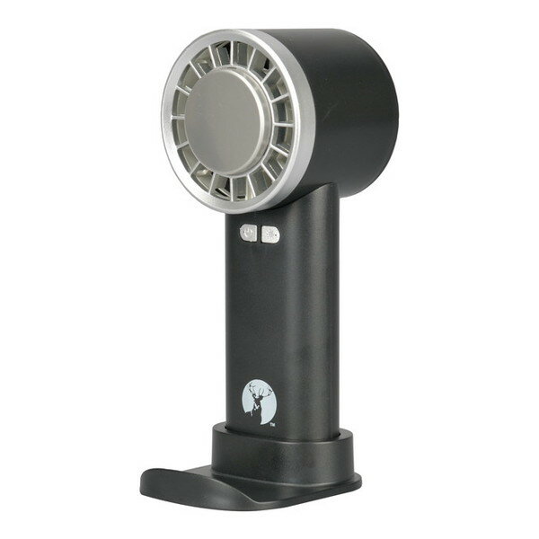 UW-4516 冷却プレート付きハンディクールファン (ブラック) CAPTAIN STAG