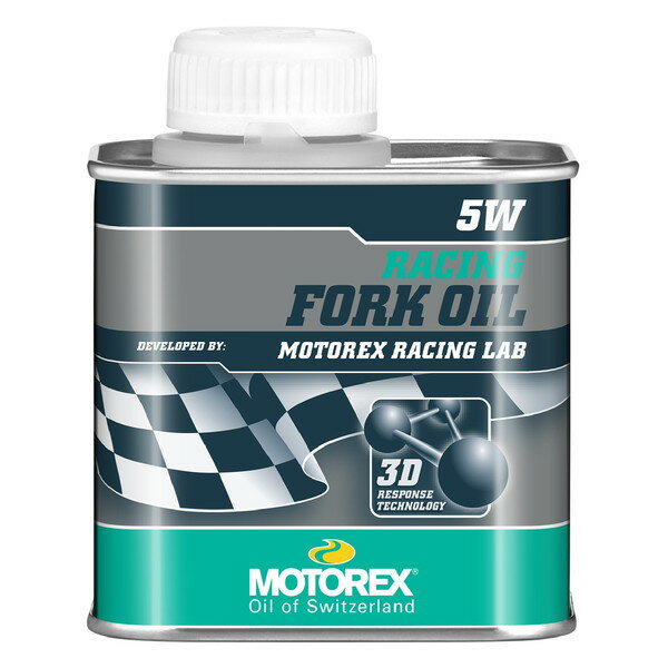 D49481 モトレックス(Motorex) バイク用 フォークオイル 鉱物油 5W RACING 250ml 49481 デイトナ
