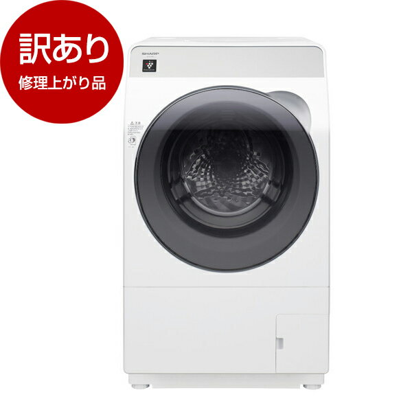 楽天市場】シャープ ES-K10B-WL クリスタルホワイト ドラム式 楽天市場】シャープ ES-K10B-WL クリスタルホワイト ドラム式
