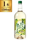 おいしい酸化防止剤無添加白ワイン ペットボトル 1500ml 【日本 関東 白ワイン】
