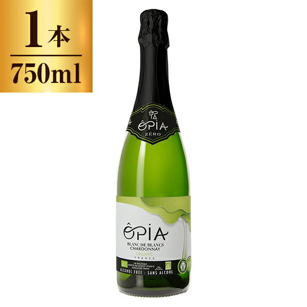 IsA Vhl Xp[NO I[KjbN mAR[C h[kEsG[EV@ 750ml OPIA Chardonnay Sparkling Organic Non-AlcoholWine  tX Xp[NO A C mAR[  