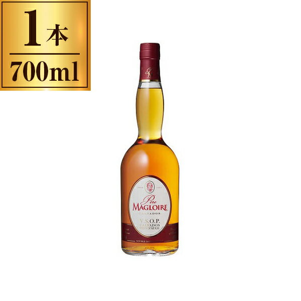ご注文前にご確認ください※ご購入について法律により20歳未満の酒類の購入や飲酒は禁止されており、酒類の販売には年齢確認が義務付けられています※ 12時から14時の時間帯指定はできません。ご指定の場合は14時から16時にて手配いたします。商品説明★ ペール・マグロワールのハイクラスのカルヴァドスです。ペール・マグロワール社は1821年ポン・レヴェックという町で創業いたしました。フランス国内においては、知名度、販売数量ともトップクラスに位置づけられる名門です。ペイ・ドージュACです。単式蒸留器による二度の蒸留と4年以上の樽熟成を経てつくられます。ペイ・ドージュACではアルカリ性土壌の限定された地区内でりんごを栽培、収穫する為、優れたカルヴァドスを生み出すといわれています。美しく深い黄金色、りんごの花を連想させる香り、そしてきりりとした爽やかさと熟成感が感じられます。スペック* 容量：700ml* サイズ：82 ×82 ×300* 生産国：フランス* 単品JAN：4901592872593