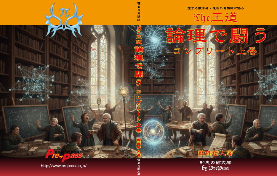 The王道 論理で闘うコンプリート上巻／下巻数理哲人　著 書籍A5版756ページ／786ページ