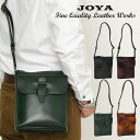 JOYA ジョヤ 送料無料 JV2012 本革 牛革 斜め掛けショルダーバッグ ボディバッグ 斜め掛け 肩掛け バッグ かばん メンズ カジュアルバッグ カジュ...