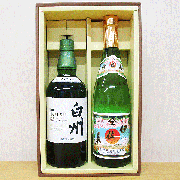 ウイスキー 父の日ウイスキー 父の日 サントリー白州ノンエイジと伊佐美のセット ギフトカートン入り  プレゼント 記念日 還暦 古希 喜寿 傘寿 米寿 誕生日 退職 内祝  ジャパニーズウイスキー 父の日のプレゼント 送料無料