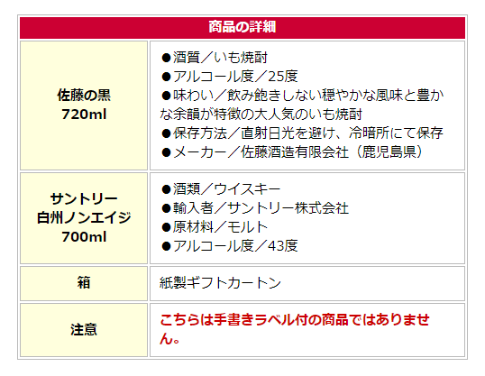 ウイスキー　父の日　サントリー白州ノンエイジと佐藤の黒のセット ギフトカートン入り　 プレゼント 記念日 還暦 古希 喜寿 傘寿 米寿 誕生日 退職 内祝 　ジャパニーズウイスキー　父の日のプレゼント　送料無料