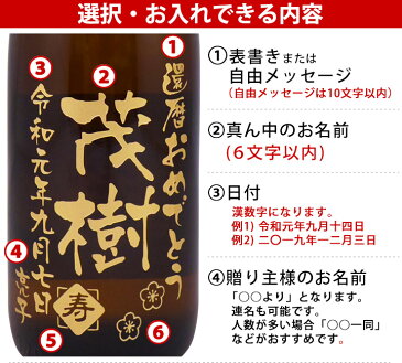 送料無料 芋焼酎 黒若潮 エッチングボトル 900ml 桐箱入り 名入れ 名入れ酒 プレゼント 名入れプレゼント 記念日 還暦 古希 喜寿 傘寿 米寿 誕生日 退職 内祝