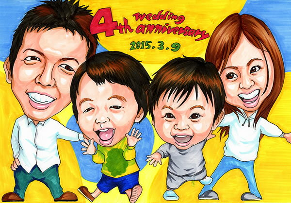 似顔絵プレゼント「リアルイラスト」（誕生日プレゼント 記念日用贈り物 ギフト お祝い サプライズ）（彼氏 男性 彼女 女性 友人 友達 父 母 両親）（内祝い 子供 ハーフバースデー 名入れ 名入り 名前入れ オーダーメイド 七五三 3才 記念品 成人式 オリジナル）格安通販　バレンタイン　人気　ランキング