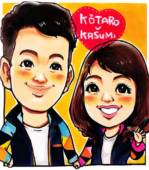 似顔絵 プレゼント「コミカルアート」記念日プレゼント 彼氏 彼女 夫 妻 結婚記念日 カップル アニバーサリー おすすめ 誕生日プレゼント 女性 男性 おもしろ 女の子 男の子 父 母 両親 女友達 ギフト 父の日 母の日 バレンタイン ホワイトデー クリスマス格安通販　バレンタイン　人気　ランキング