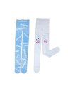 正規品【 AsahiNa Graphic tights 】 アサヒナ タイツ カラータイツ デザインタイツ ロゴ ブランドロゴ 蝶 バタフライ Pressing...