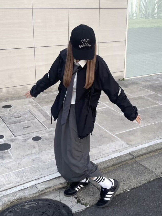 乐天商城 - 正規品【 nmtc + nylon cargo skirt (2color) 】 エヌエムティーシーセレクト セレクトアイテム ボトムス ボトム スカート ナイロン ナイロンスカート カーゴ カーゴスカート 　ロングスカート ロング丈 Pressing pressing プレッシング プレッシングウェブショップ