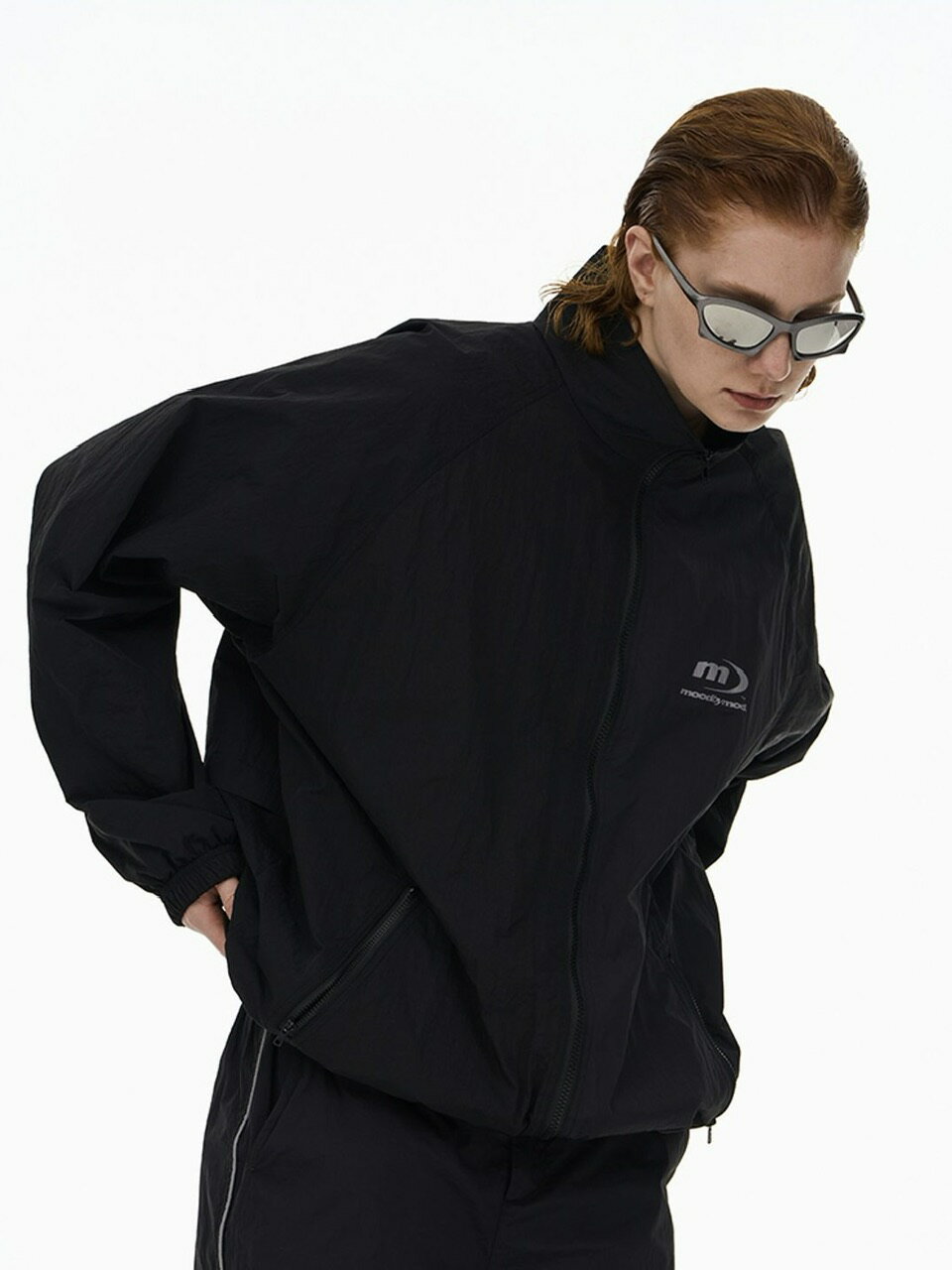 正規品 【 MODITEC M reflective printed sports jacket 】 モディテック Mリフレクトプリンテッドスポーツジャケット アウター ジャケット オーバーサイズ ストリート 台湾ファッション セットアップ Pressing pressing プレッシング プレッシングウェブショップ vandy