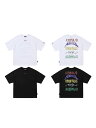 正規品【 AJOBYAJO Five Color AJO Logos T-Shirt 】 アジョバイアジョ 半袖Tシャツ 半袖トップス Tシャツ 半袖TEE ロゴT プリントTシャツ オーバーサイズ 夏服 春服 Pressing pressing プレッシング プレッシングウェブショップ vandy the pink tripp nyc unknown london oy