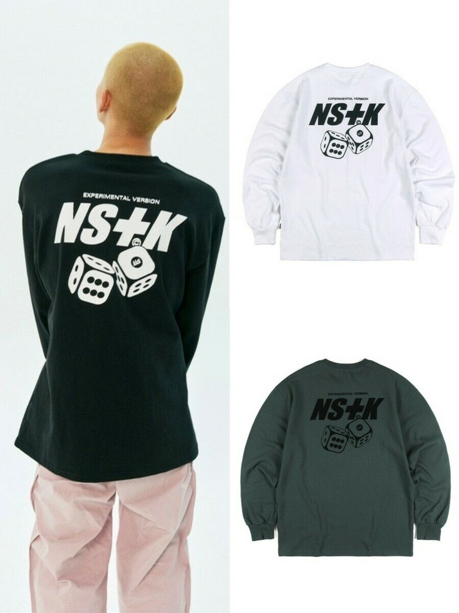 【SALE】正規品【 NASTY KICK 】ナスティキック Kick Dice Long Sleeve 韓国 韓国ブランド UNISEX ユニセックス メンズ レディース オーバーサイズ ストリート トップス ロンT Pressing pressing プレッシング プレッシングウェブショップ