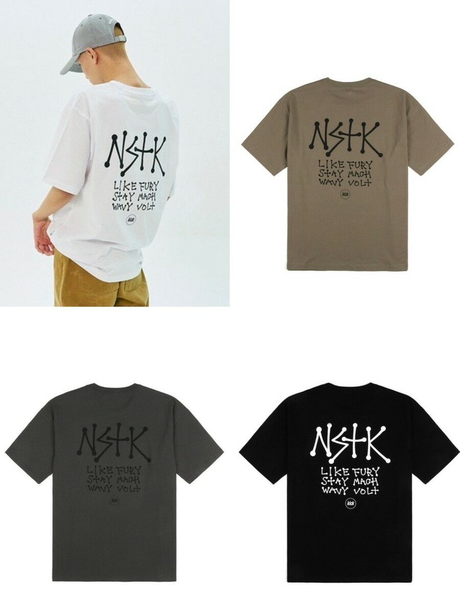 【SALE】正規品【 NASTY KICK 】ナスティキック Way-Out Tee 韓国 韓国ブランド UNISEX ユニセックス メンズ レディース オーバーサイズ ストリート トップス Tシャツ Pressing pressing プレッシング プレッシングウェブショップ