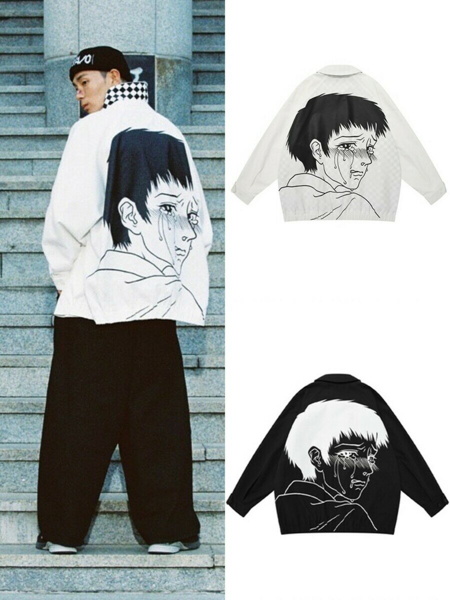 正規品【 AJO BY AJO 】アジョバイアジョ Crying Boy Jacket ジャケット 韓国 韓国ブランド 韓国ファッション ユニセックス メンズ レディース Pressing pressing プレッシング プレッシングウェブショップ