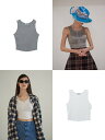 【SALE】正規品【 13month 】サーティーンマンス ELASTIC SLEEVELESS CROP TOP 韓国 韓国ブランド 韓国ファッション ユニセックス 原宿 ストリート ショート丈 トップス タンクトップ ユニセックス セール SALE Pressing pressing プレッシング プレッシングウェブショップ