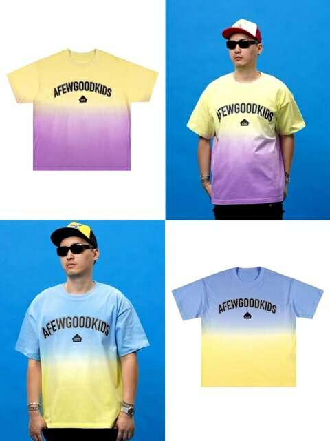 【SALE】正規品【 A FEW GOOD KIDS 】アフューグッドキッズ Two-Tone Color Tee メンズ レディース シンプル ユニセックス オーバーサイズ ストリート 中国ファッション 中国 HIGHER BROTHERS MASIWE Tシャツ Pressing pressing プレッシング プレッシングウェブショップ
