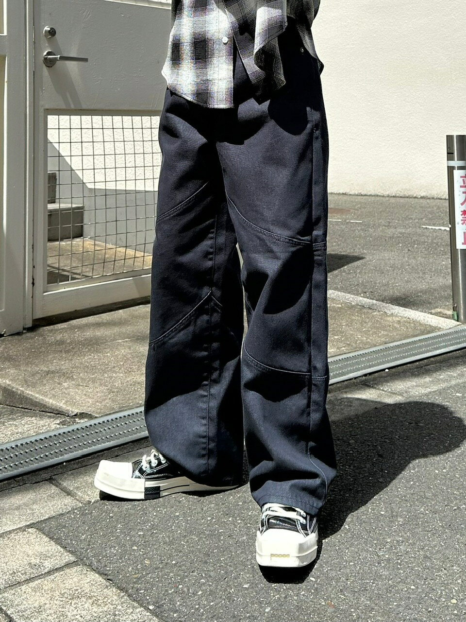 正規品 【 Chikashitsu + set up design denim pants(2color) 】 チカシツプラス セットアップデザインデニムパンツ デニム デニムパンツ セットアップ デザインパンツ オールシーズン Pressing pressing プレッシング プレッシングウェブショップ vandy the pink tripp