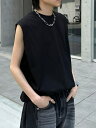 正規品 【 Chikashitsu + SELECT basic cotton sleeveless (5color) 】 チカシツプラス ベーシックコットンスリーブレス トップス ノースリーブ スリーブレス タンクトップ Pressing pressing プレッシング プレッシングウェブショップ vandy the pink tripp nyc unknown