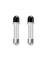 正規品【 LURS Diamond-encrusted deconstructed capsule stud earrings 】 ラース アクセサリー ピアス...