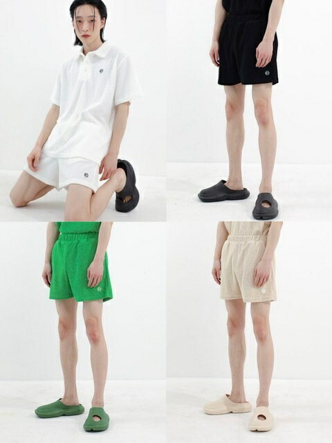 【SALE】正規品【 BASIC COTTON 22SS TERRY SHORTS 】 ベーシックコットン ショーツ ショートパンツ 韓国 韓国ブランド 韓国ファッション ユニセックス メンズ レディース 原宿 ストリート パイル地 パイル