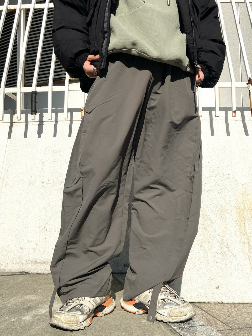 乐天商城 - 正規品【 XU design wide pants 】 エックスユー パンツ ワイドパンツ デザインパンツ 秋服 冬服 Pressing pressing プレッシング プレッシングウェブショップ