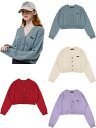 【SALE】正規品 【 runningHigh LAMB'S WOOL CABLE CROP CARDIGAN 1 】 ランニングハイ カーディガン クロップド...