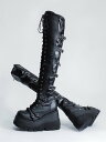 正規品【 DEMONIA SHA350/BVL 】 デモニア 厚底 厚底ブーツ 厚底スニーカー ブーツ パンク ゴシック ゴスロリ 原宿系 レディース メンズ ...