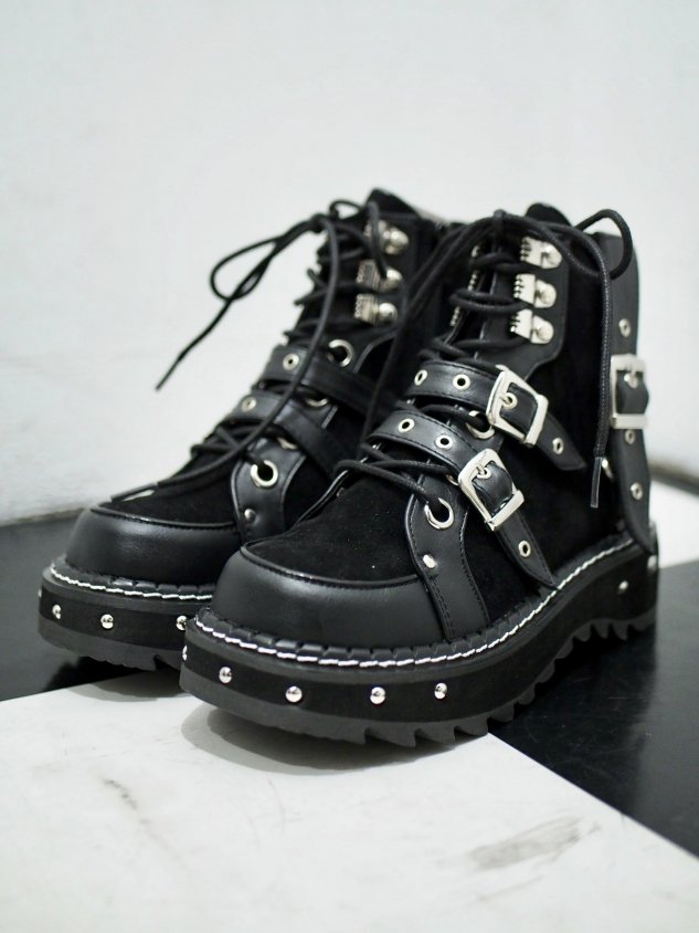 正規品【 DEMONIA LILITH278/BVL-VSUE 】 デモニア 厚底 厚底ブーツ 厚底スニーカー ブーツ パンク ゴシック ゴスロリ 原宿系 レディース メンズ ユニセックス Pressing pressing プレッシング プレッシングウェブショップ