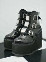 正規品【 DEMONIA SWI105/B 】 デモニア 厚底 厚底ブーツ 厚底スニーカー ブーツ パンク ゴシック ゴスロリ 原宿系 レディース メンズ ユニ...