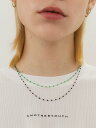 【SALE】正規品【 ANOTHERYOUTH beads chain necklace 】 アナザーユース ビーズネックレス チェーンネックレス レイヤードネ...