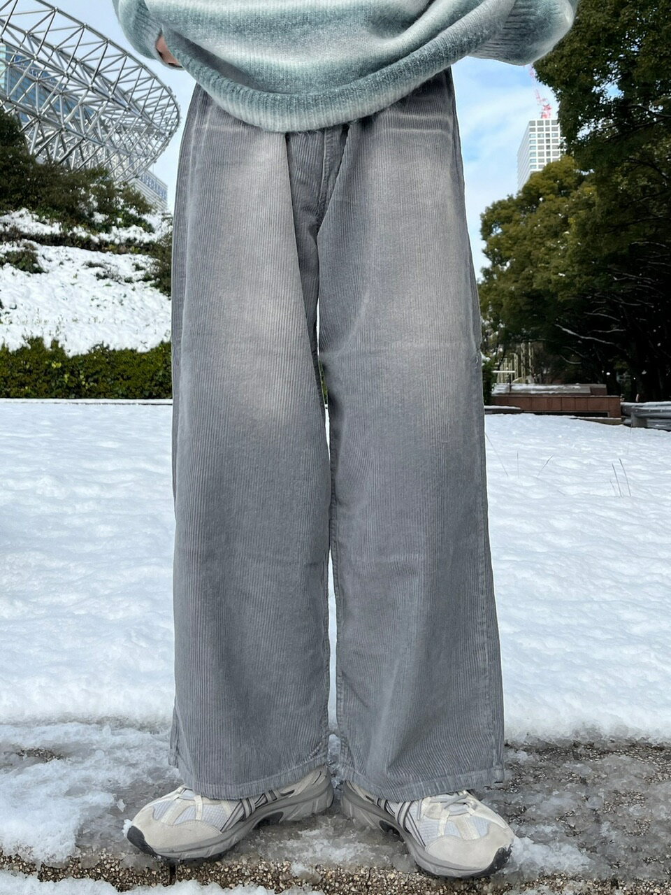 乐天商城 - 正規品【 Chikashitsu + vintage wash wide corduroy pants (2color) 】 チカシツプラス コードュロイパンツ Pressing pressing プレッシング プレッシングウェブショップ vandy the pink tripp nyc unknown london oy supplier unknown ガルフィー ガルフィ paragraph