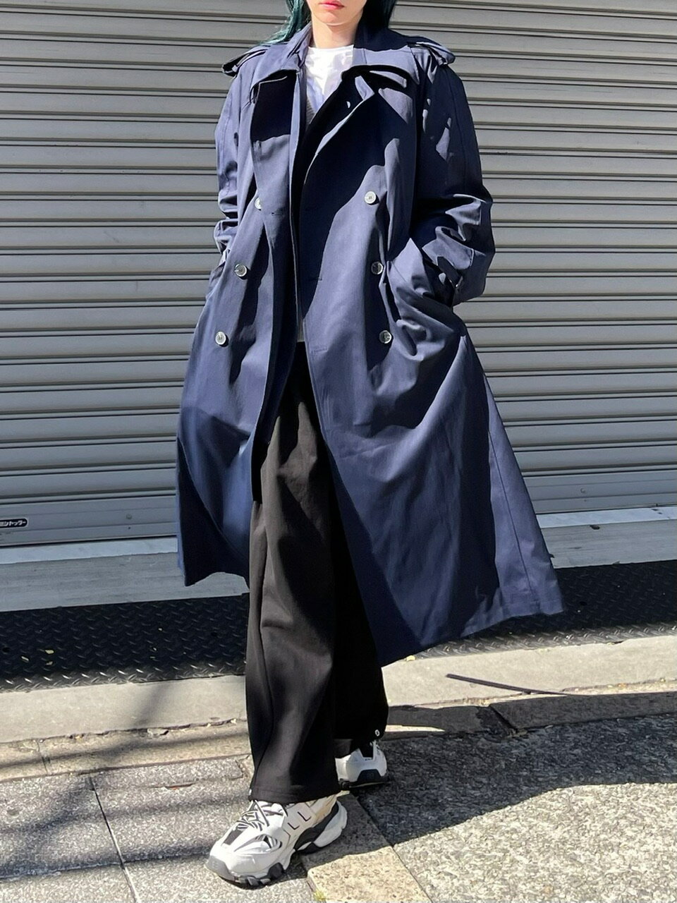 正規品【 Chikashitsu layered trench coat (3color) 】 チカシツプラス トレンチコート ロングコート 秋服 羽織り 冬服 春服 Pressing pressing プレッシング プレッシングウェブショップ vandy the pink tripp nyc unknown london oy supplier unknown ガルフィー