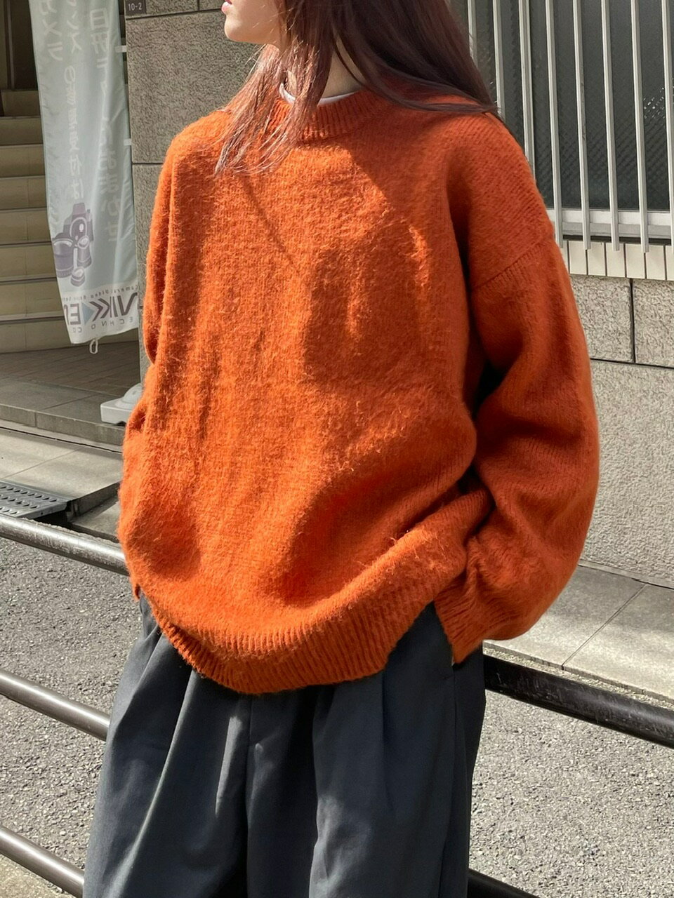 正規品【 Chikashitsu + basic knit (5color) 】 チカシツプラス ニット セーター 長袖トップス 秋服 冬服 Pressing ...