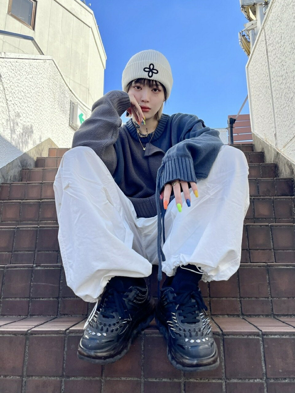 乐天商城 - 正規品【 XU wide jogger pants 4 (2color) 】 エックスユー カーゴパンツ ワイドパンツ ワイドジョガー ジョガーパンツ イージーパンツ Pressing pressing プレッシング プレッシングウェブショップ vandy the pink tripp nyc unknown london oy supplier unknown
