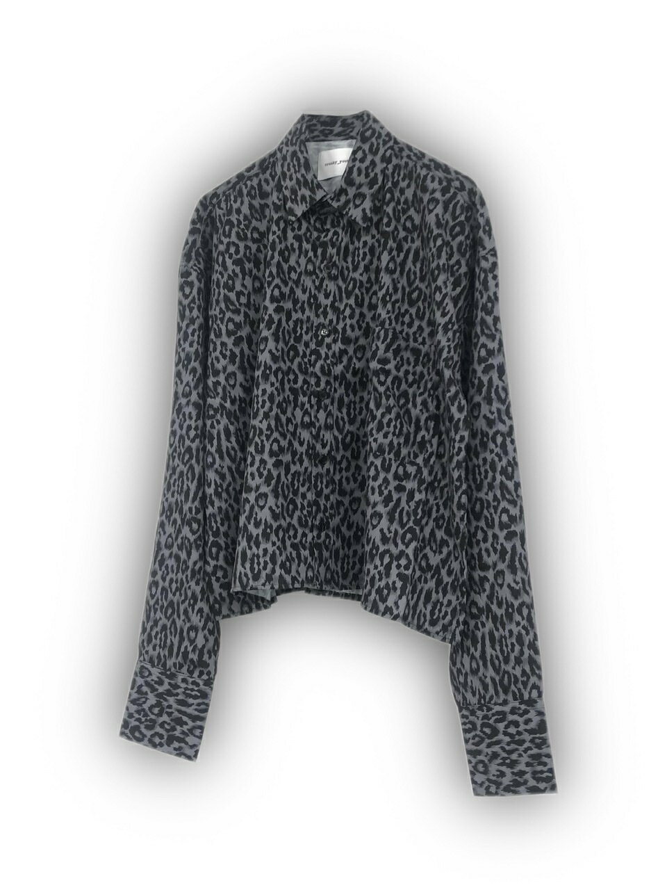 �����ʡ� XU leopard cropped shirt (2color) �� ���å����桼 �����åץɥ���� ���硼�ȥ���� û�楷��� Ĺµ����� �ҥ祦...