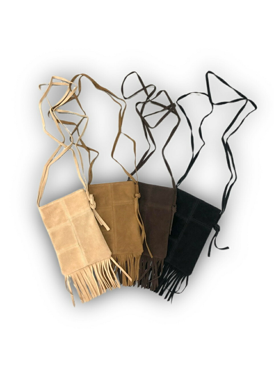 乐天商城 - 正規品【 XU fringe mini shoulder bag (4color) 】 エックスユー ミニバッグ フリンジバッグ ショルダーバッグ Pressing pressing プレッシング プレッシングウェブショップ