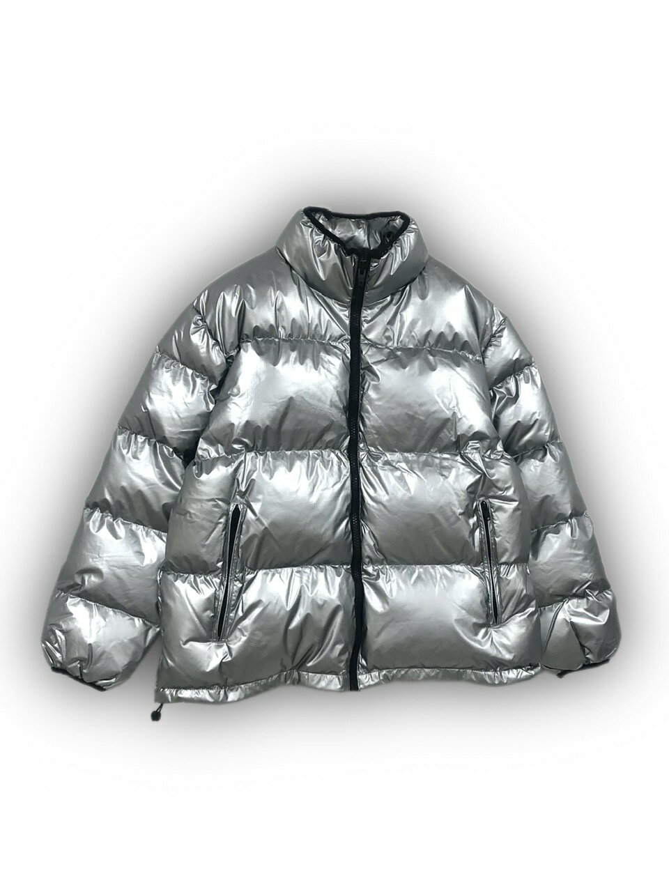 乐天商城 - 正規品【 XU metallic padding jacket (3color) 】 エックスユー ペディン パファー パファー ペディン アウター パディングジャケット ジャケット 羽織 秋服 冬服 ジャンパー ジップジャケット Pressing pressing プレッシング プレッシングウェブショップ vandy the pink