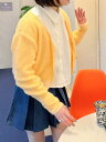 正規品 【 Chikashitsu + cropped cardigan (4color) 】 チカシツプラス カーディガン クロップド丈 ミニ丈 ボレロ 羽織...