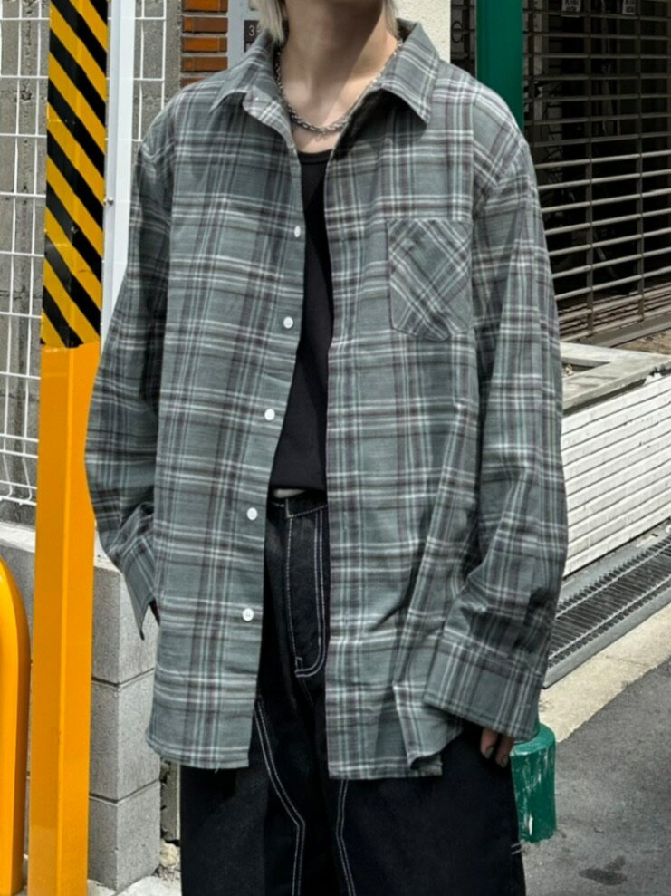 �����ʡ� nmtc + oversized check shirt (2color) �� ���̥���ƥ������� ���쥯�� ���쥯�ȥ����ƥ� �ȥåץ� ����� ����...