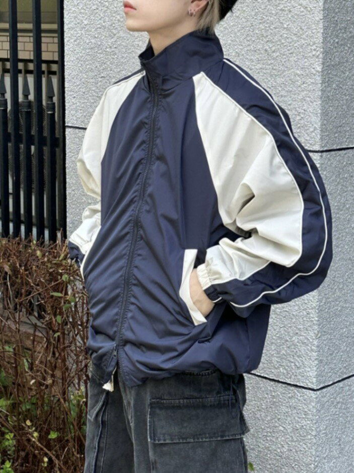 Rakuten - 正規品【 nmtc + piping nylon jacket (3color) 】 エヌエムティーシー セレクト セレクトアイテム アウター ジャケット ナイロン ナイロンジャケット カラージャケット オーバーサイズ ビッグシルエット 羽織り Pressing pressing プレッシング プレッシングウェブショップ