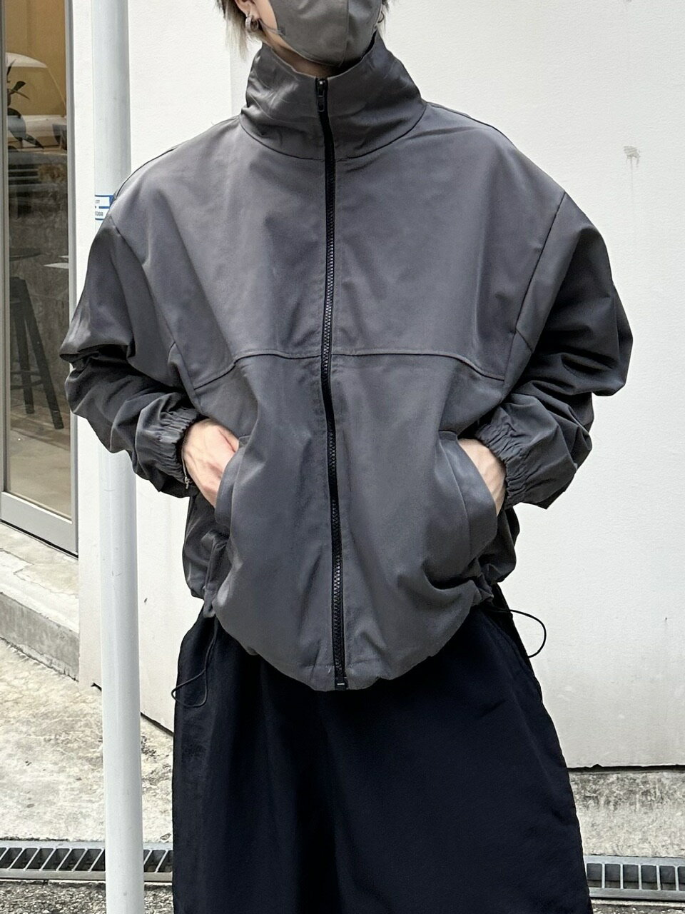 正規品【 nmtc + high neck nylon blouson (2color) 】 エヌエムティーシー セレクト セレクトアイテム アウター ジャケット ナイロン ナイロンジャケット ハイネック ハイネックジャケット 羽織り Pressing pressing プレッシング プレッシングウェブショップ