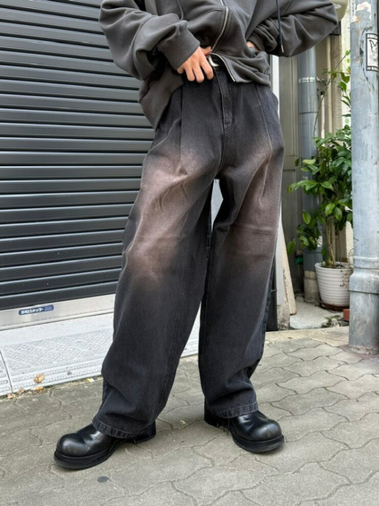 Rakuten - 正規品【 nmtc + vintage wide tuck denim pants 】 エヌエムティーシー セレクト セレクトアイテム ボトムス ボトム パンツ デニム デニムパンツ ジーンズ ジーンズパンツ ジーパン ヴィンテージパンツ 長ズボン Pressing pressing プレッシング プレッシングウェブショップ