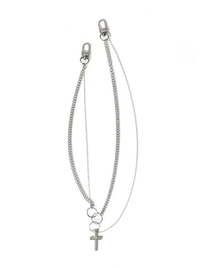 乐天商城 - 正規品【 VSCH Cross necklace 】 アクセサリー ネックレス クロスネックレス チェーンネックレス ウォレットチェーン ツーウェイ ワンポイント シルバーネックレス ファッションアイテム ファッション小物