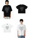 正規品【 OY THORN HEART STITCH T 】 オーワイ ハートステッチティー Tシャツ ティーシャツ ロゴT 半袖 半袖トップス トップス 半袖Tシャツ Pressing pressing プレッシング プレッシングウェブショップ vandy the pink tripp nyc unknown london oy supplier unknown