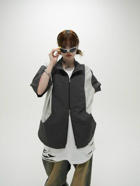 乐天商城 - 正規品【 XU nylon zip up jacket (3color) 】 エックスユー ナイロンジップアップジャケット ナイロンジャケット ジャケット ナイロン Pressing pressing プレッシング プレッシングウェブショップ vandy the pink tripp nyc unknown london oy オーワイ supplier