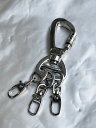 正規品 【 Chikashitsu + triple tongs karabiner 】 チカシツプラス トリプルトングスカラビナ カラビナ キーチェーン アク...